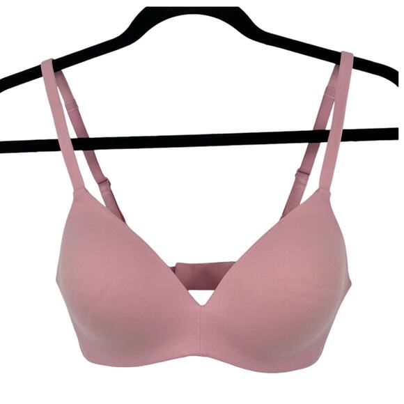 Wacoal bra 852189 How Perfect wire free t-shirt pink size 32C - Picture 1 of 5